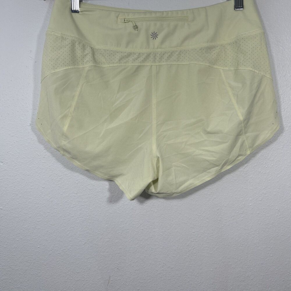 Athleta Shorts Womens Medium Green‎ Run With It Athleisure - Picture 2 of 9
